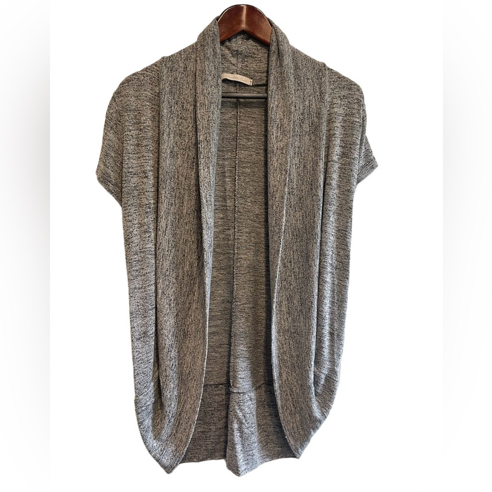 Charlotte Russe Women’s Open Front Cardigan Gray Speckled Size M long in back